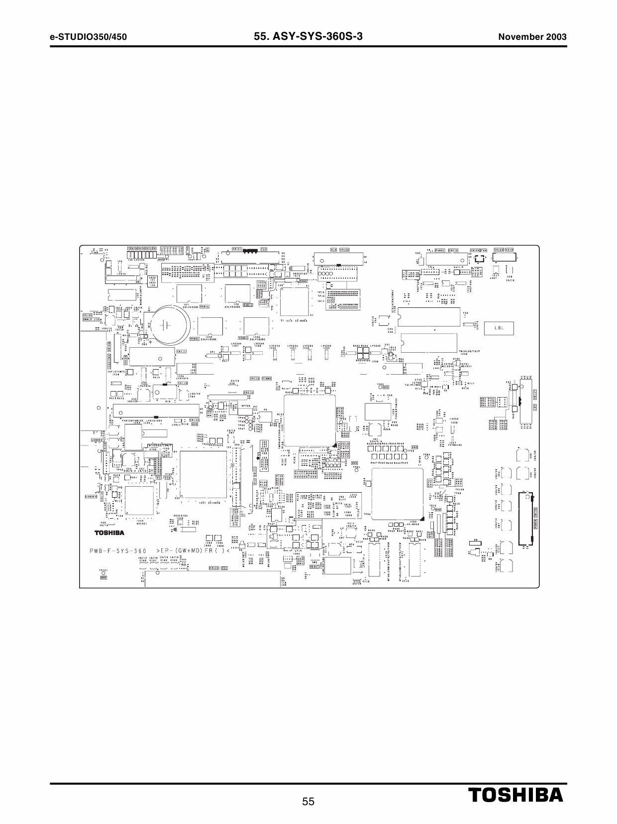 TOSHIBA e-STUDIO 350 450 Parts List Manual-5